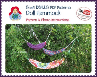 Doll Hammock Pattern DIY Tutorial PDF