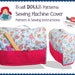 Sewing Machine Cover Pattern DIY Tutorial PDF