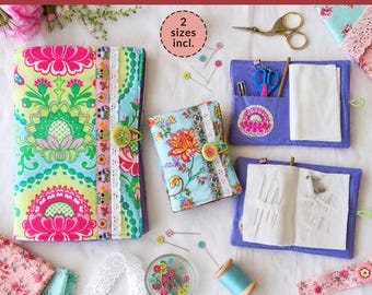 Fabric Needle Book Sewing Pattern | Padded Case with Pockets (PDF Download)