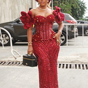 aso ebi bridesmaid dress AsoEbiBella.com presents  The Latest Aso Ebi Styles -Vol. 275