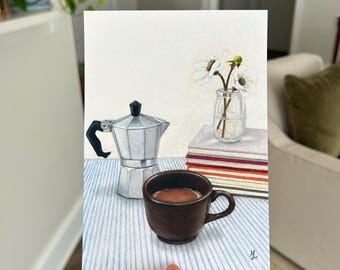 Koffiekunstafdruk