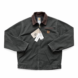 Vintage carhartt detroit jacket green large - Etsy 日本