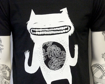 Monstercat t shirt unisex t-shirt cat print monster