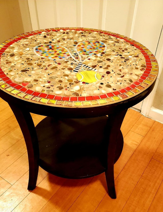 Mosaic Tennis Table- Sold- can be custom made