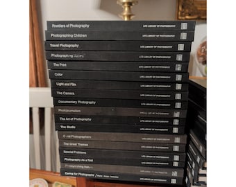 Colección completa de 18 volúmenes de la Biblioteca de Fotografía Time-Life con índice.