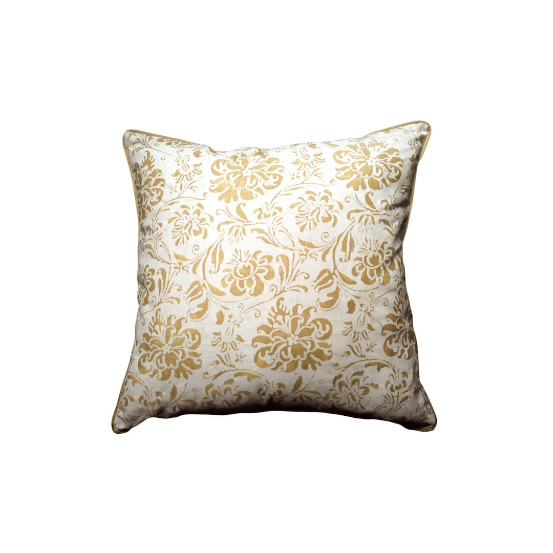 Fortuny Cimarosa in Yellow & White Throw Pillow Cushion Cover - Etsy