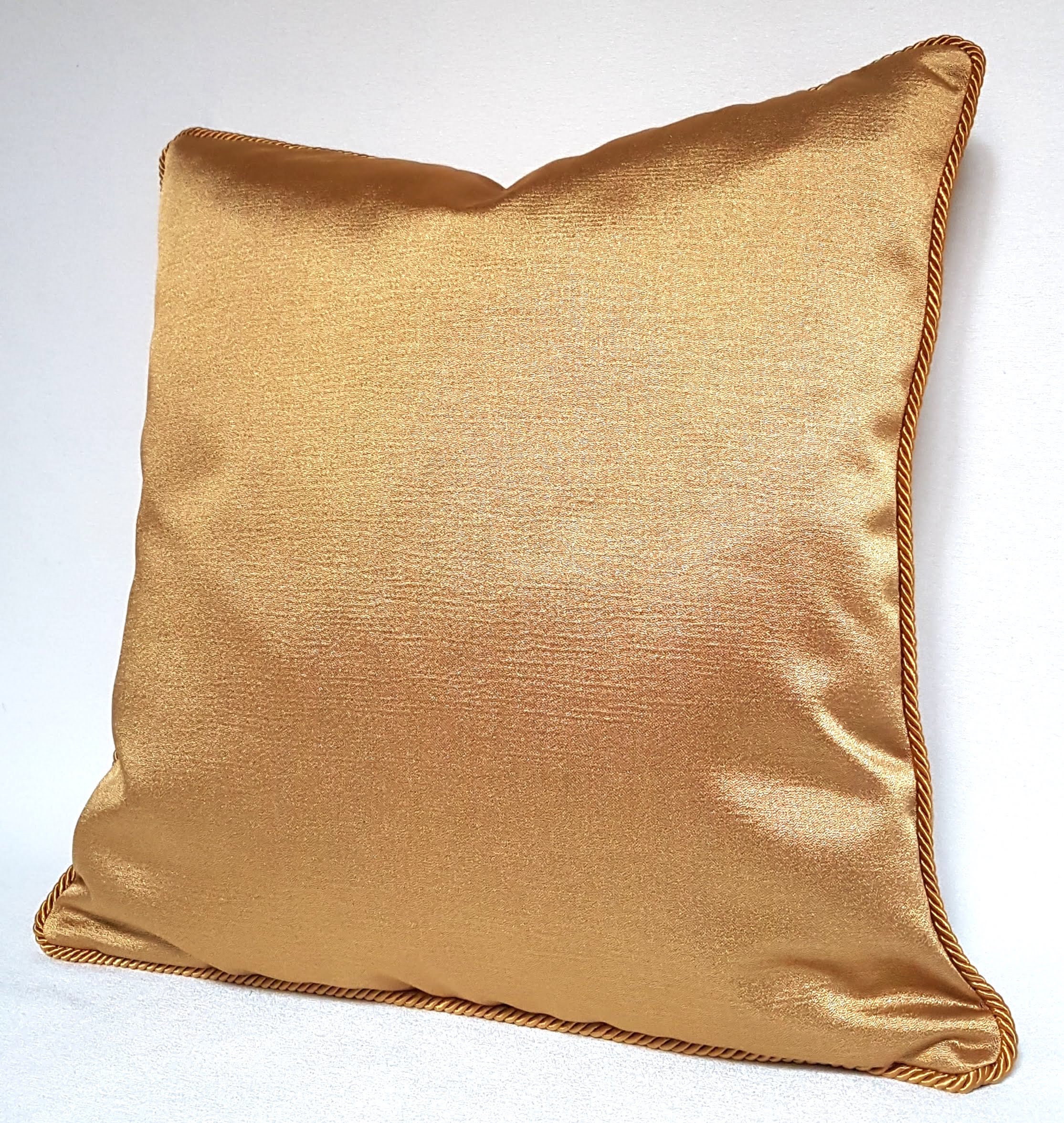 Throw Pillow Cushion Cover Gold Satin Rubelli Fabric Yoroi Etsy UK