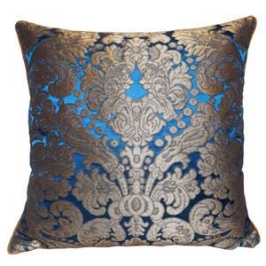 Lumbar Throw Pillow Rubelli Tebaldo Amethyst Silk Brocatelle Fabric Cushion Cover - Made in Italy image 7