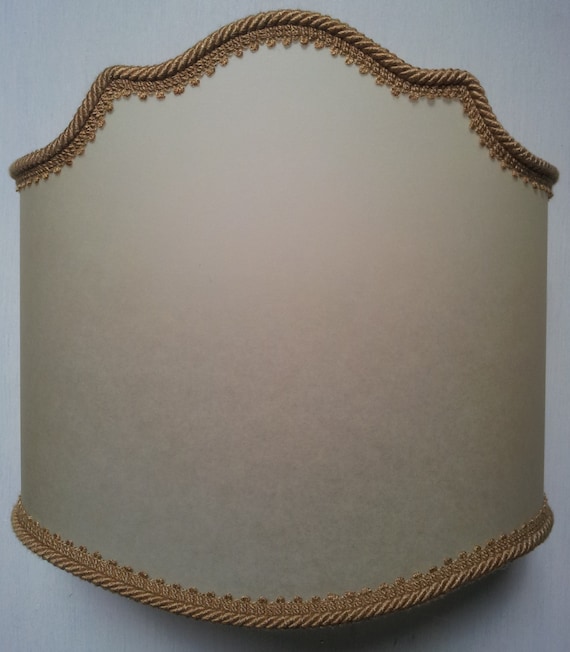 Wall Light Parchment Half Lamp Shade Handmade In Wall Light Parchment Half Lamp Shade, Half Lamp Shades For Wall Sconces