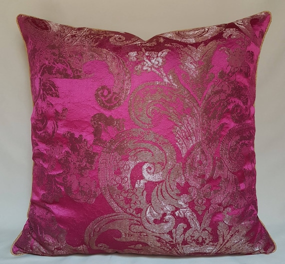 Silk Brocade Throw Pillow Cushion Cover Silk Brocade Throw Pillow Cushion Cover