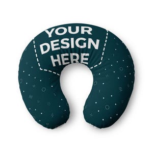 Funda personalizada para almohada de lactancia, funda Boppy personalizada / estampado de puntos neutros