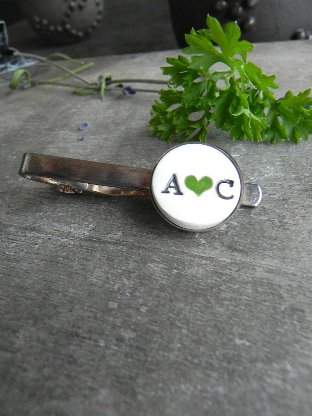 personalised tie with initials