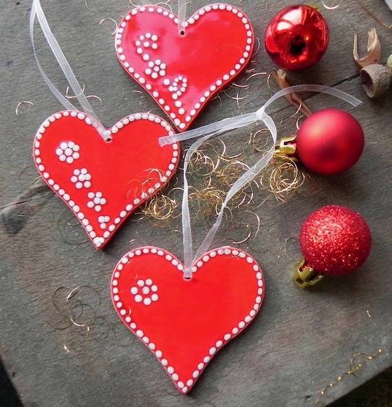 24 ornamenti a forma di cuore per San Valentino, palline da appendere a