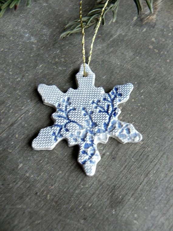 Earthenware clay christmas ornaments Clearance