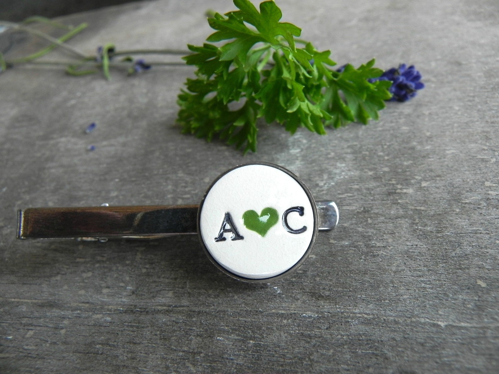 personalised tie with initials