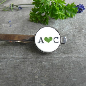 personalised tie with initials