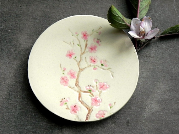 Cherry blossom plates sales