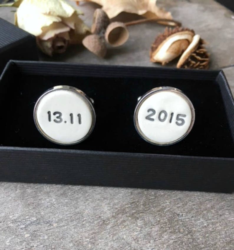Personalized Custom Cuff Links, Wedding Monogrammed Cuff Links, Capital Letters, Father of the Bride Gift, Groom Best Man Groomsmen Custom image 6