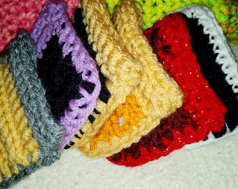 Hand made crochet coin purse/card holder