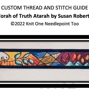 Stitch Guide for Torah of Truth Atarah by Susan Roberts SREP1505