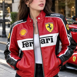 Vintage ferrari racing jacket - Etsy 日本