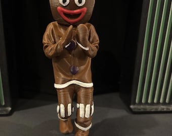 WWE WWF Gingerbread Man Custom Action Figure Elite Size