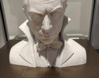 Dracula Bela Lugosi Bust 3D Printed Classic Horror Monsters
