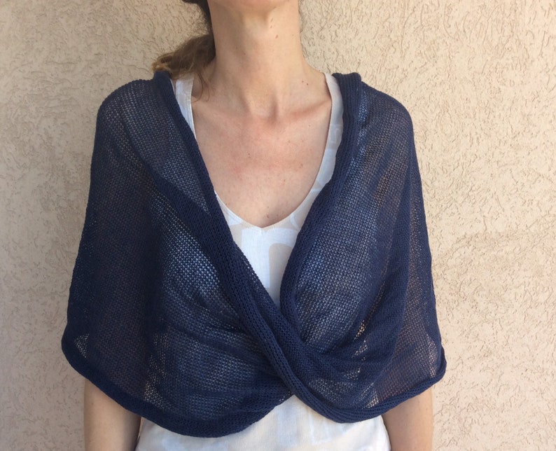navy shawl for wedding guest