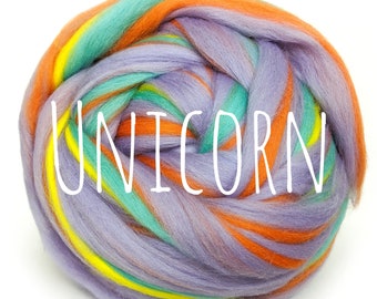 Super chunky wool UNICORN yarn for arm knitting giant yarn jumbo knit extreme blanket worsted wool needle felting