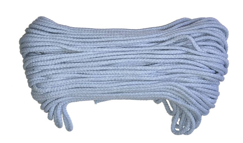Baby blue cotton yarn 5mm cotton rope zpaghetti yarn knitting basket rug macrame crochet zpagetti thick yarn