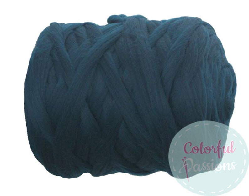 Teal Super Chunky Wool Yarn for Arm Knitting Giant Yarn Jumbo Etsy UK