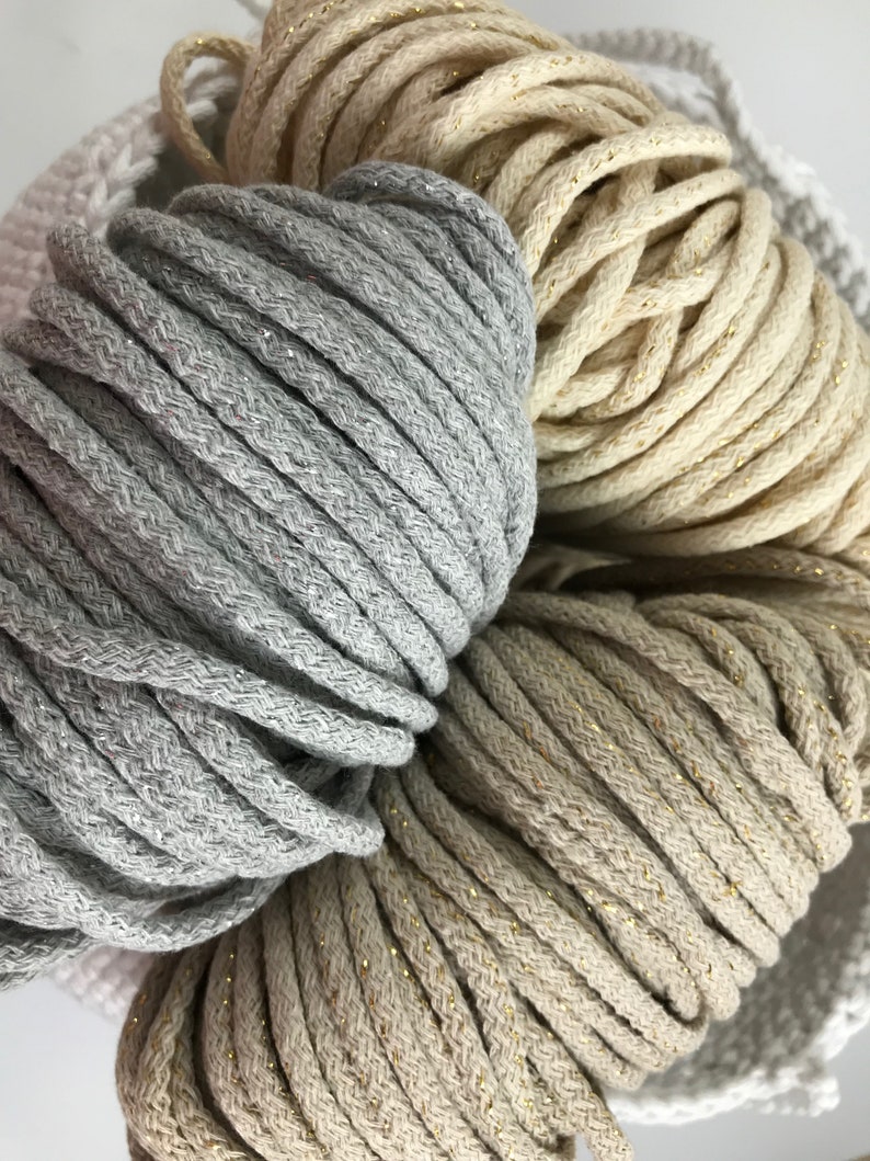 silver cotton yarn
