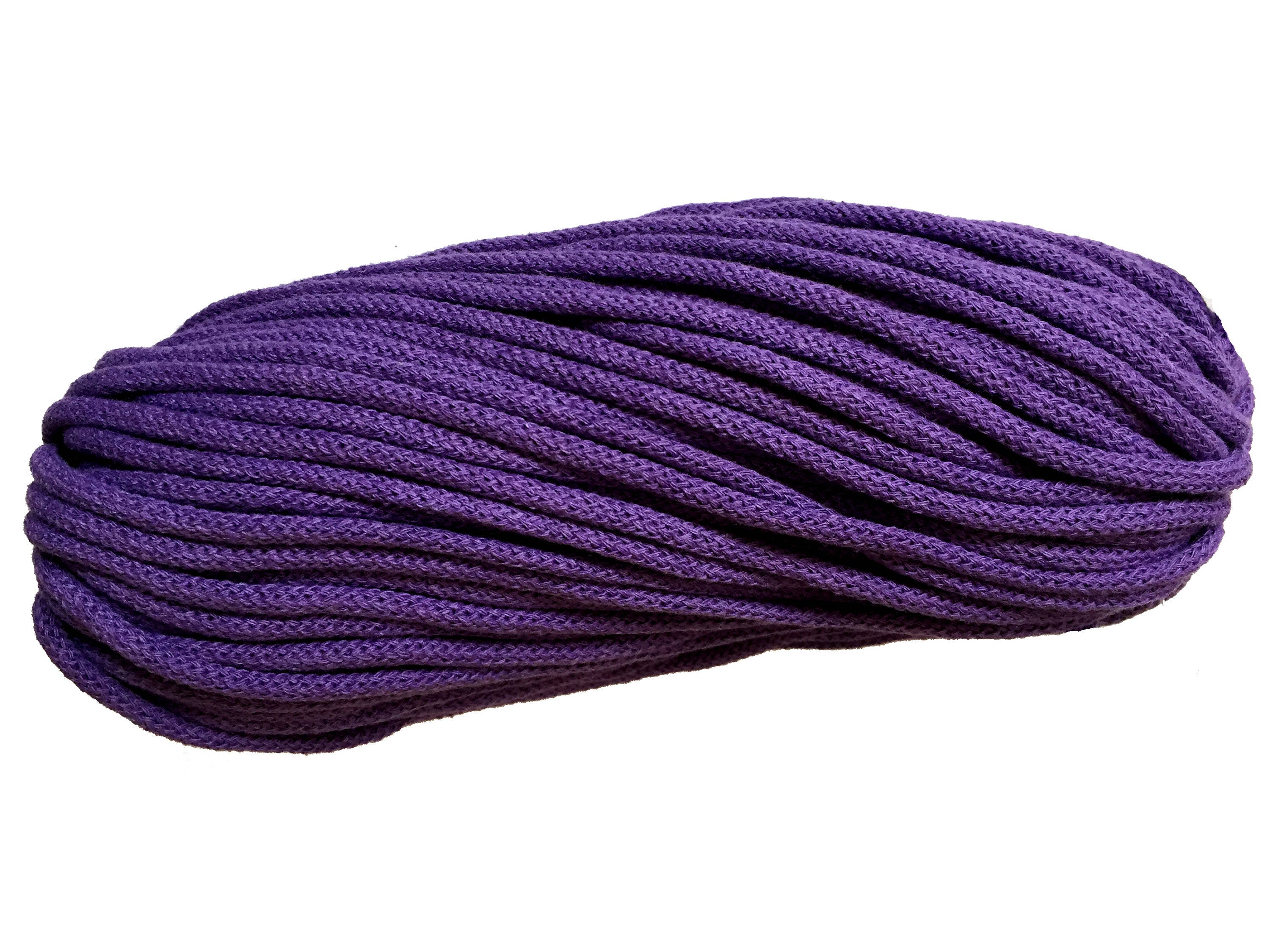 Purple Cotton Yarn 5mm Cotton Rope Zpaghetti Yarn Knitting Etsy Ireland