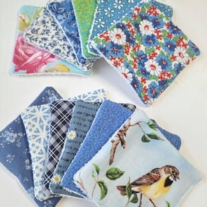 Set of 12 makeup removers, reusable face wipes, reusable face cleaners, washable face wipes, face pads, washable face pads, zero waste wipes