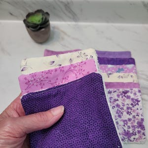 Set of 12 makeup removers, reusable face wipes, reusable face cleaners, washable face wipes, face pads, washable face pads, zero waste wipes