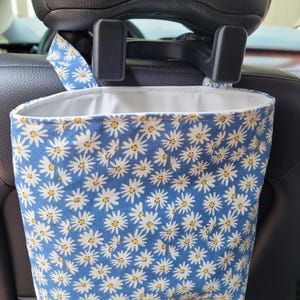Waterproof, Wipeable and Washable Purple Print Car Trash Bag, Waterproof Car Trash Bag, Washable Car Trash Bag, Wipeable Car Trash Bag