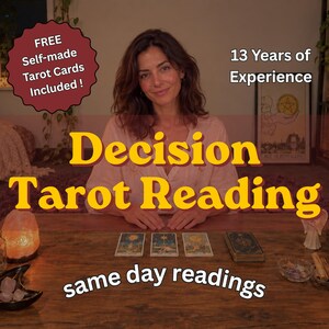 Beslissing tarotreading, twee paden en keuzes — persoonlijke schriftelijke PDF
