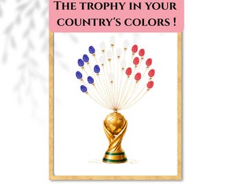 Italia, Argentina e Brasile Mondiali di Calcio 2026 -Attività DIY par Bambini con Impronte Digitali Personalizzate – Trofeo Calcio Fai da Te