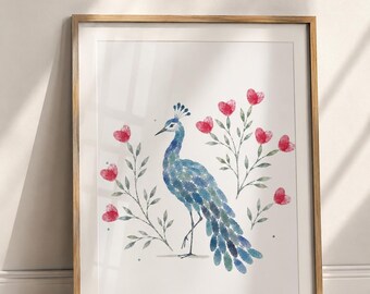 Animali Impronta Mano Stampabile PDF, Albero Impronte Digitali, Ricordo Bambini, Attività Prescolare, Regalo Mamma, Regalo Tata