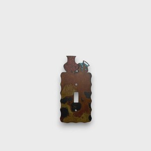 Single Light Switch Cover with Pottery