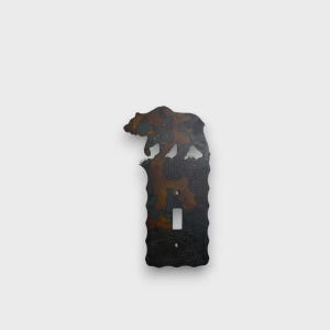 Single Light Switch Cover With Bear