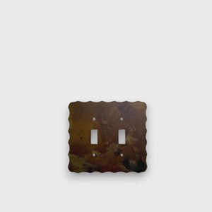 Double Toggle Light Switch Cover Plain