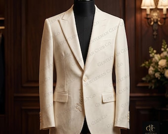 Blazer nupcial color marfil personalizado, chaqueta de boda con nombre bordado a medida, traje de boda femenino a medida