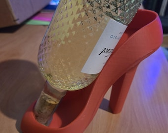 3D Printed wine bottle holder High-Heel Shoe