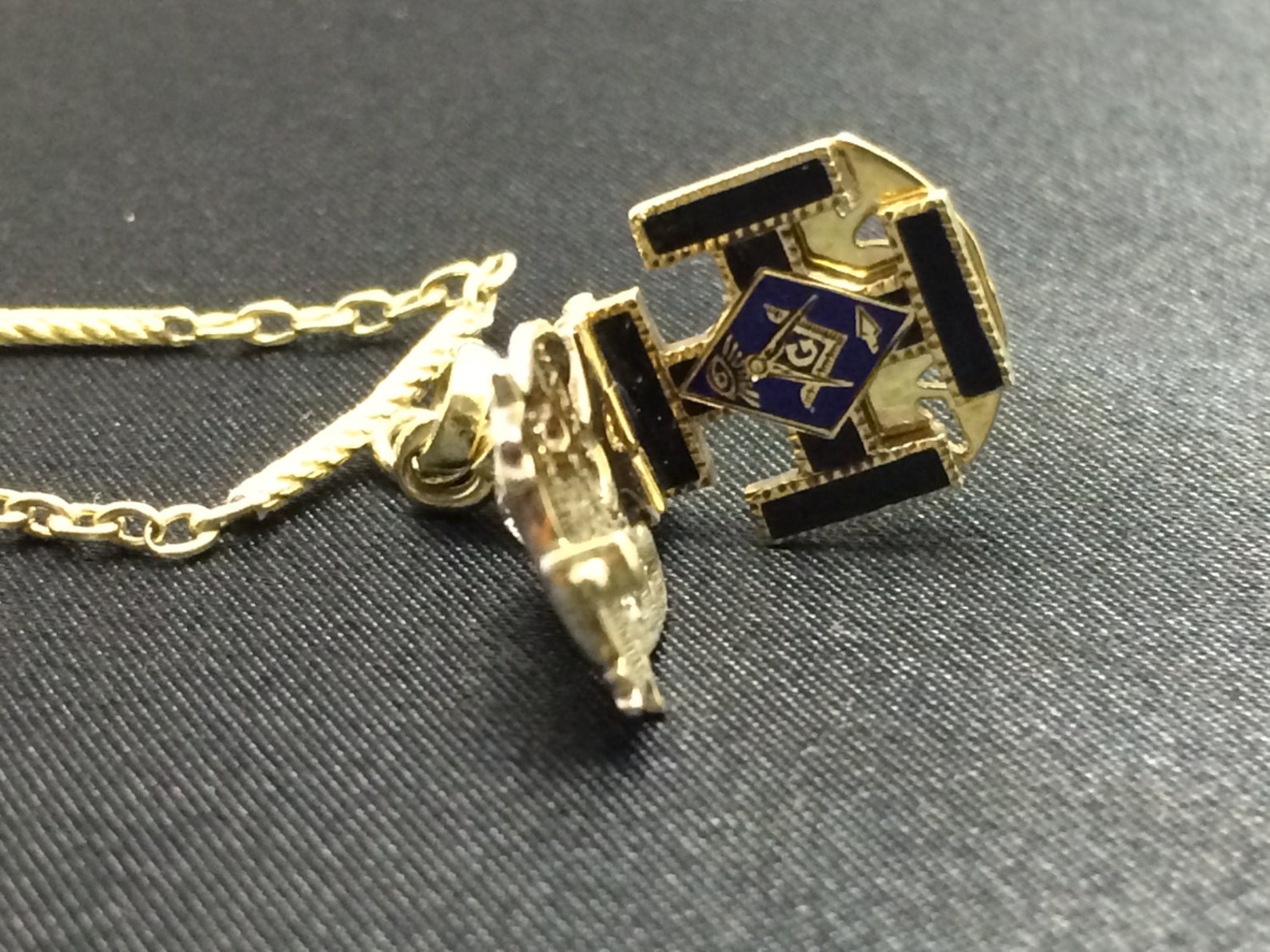 Masonic Watch Fob Gold Watch Chain Masonic Jewelry Etsy