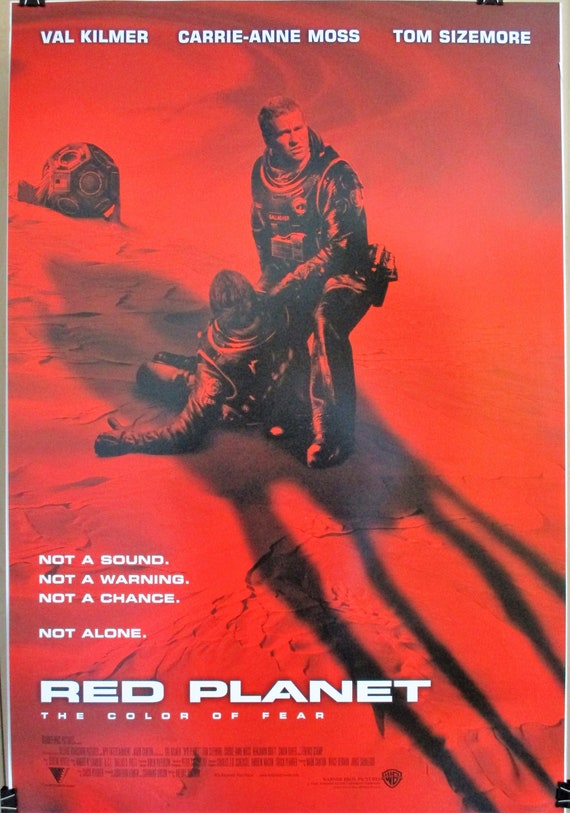 Red Planet 2000 Original 27x40 Movie Poster Val Kilmer Etsy