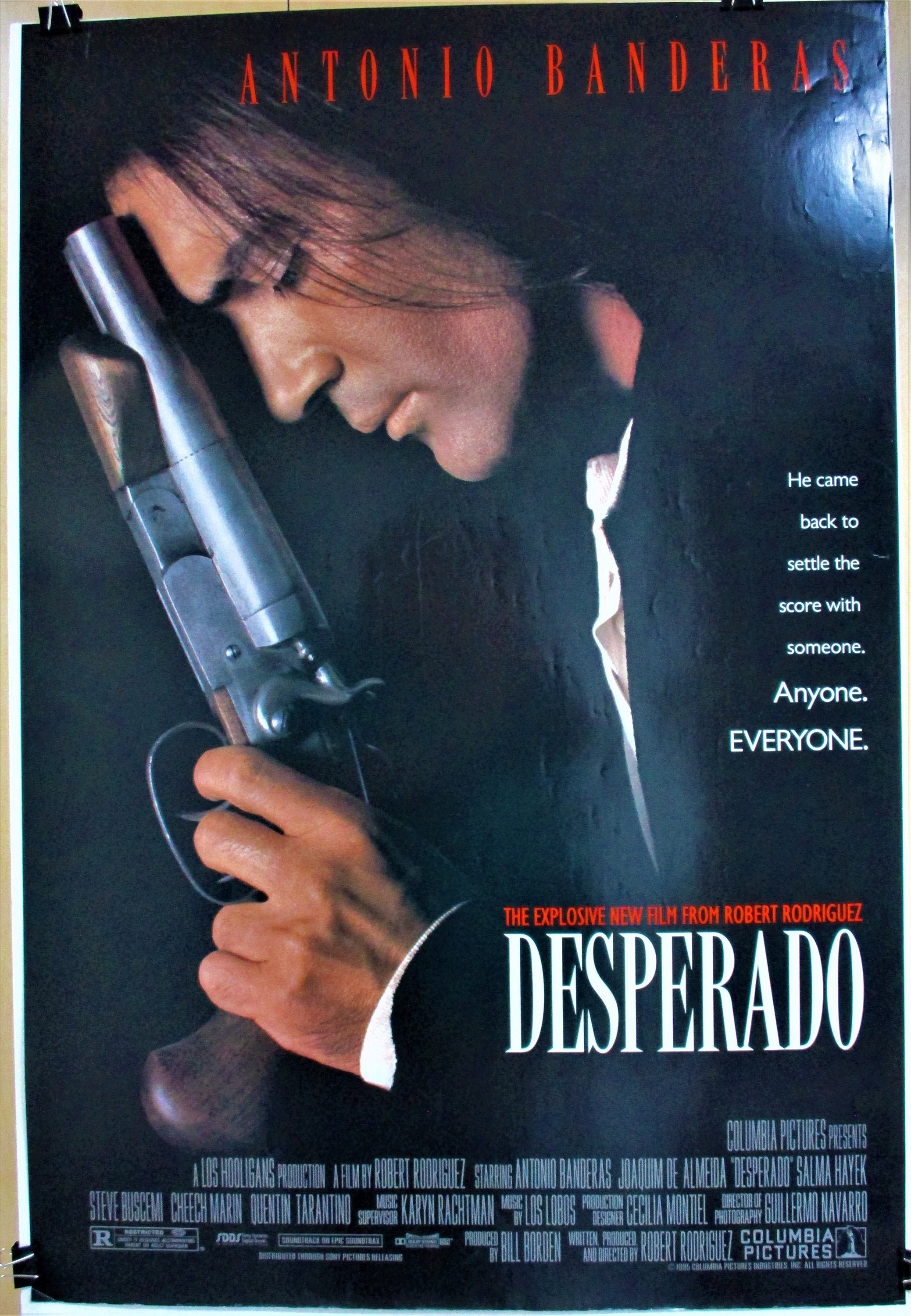 ANTONIO BANDERAS in DESPERADO, 1995, directed by ROBERT RODRIGUEZ