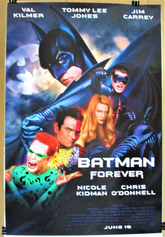 BATMAN FOREVER 1995 Original Rolled 27 X 40 Movie - Etsy