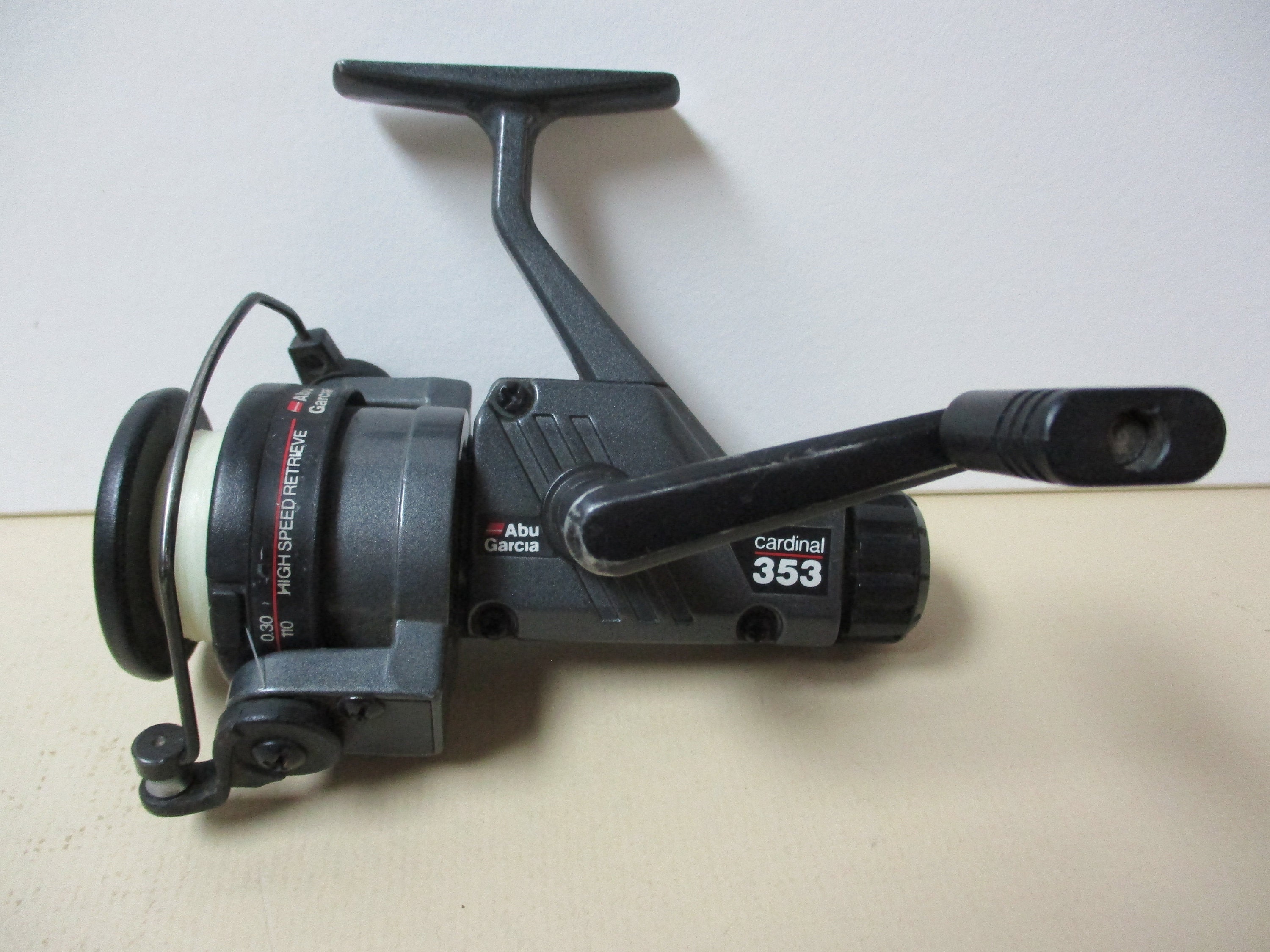 Abu Garcia Cardinal 353 Vintage Fishing Spinning Reel, Used in