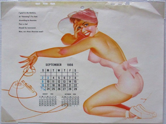 Vintage Pin Up Rigid Tool Illustration 1956 11 x 14/" Photo Print